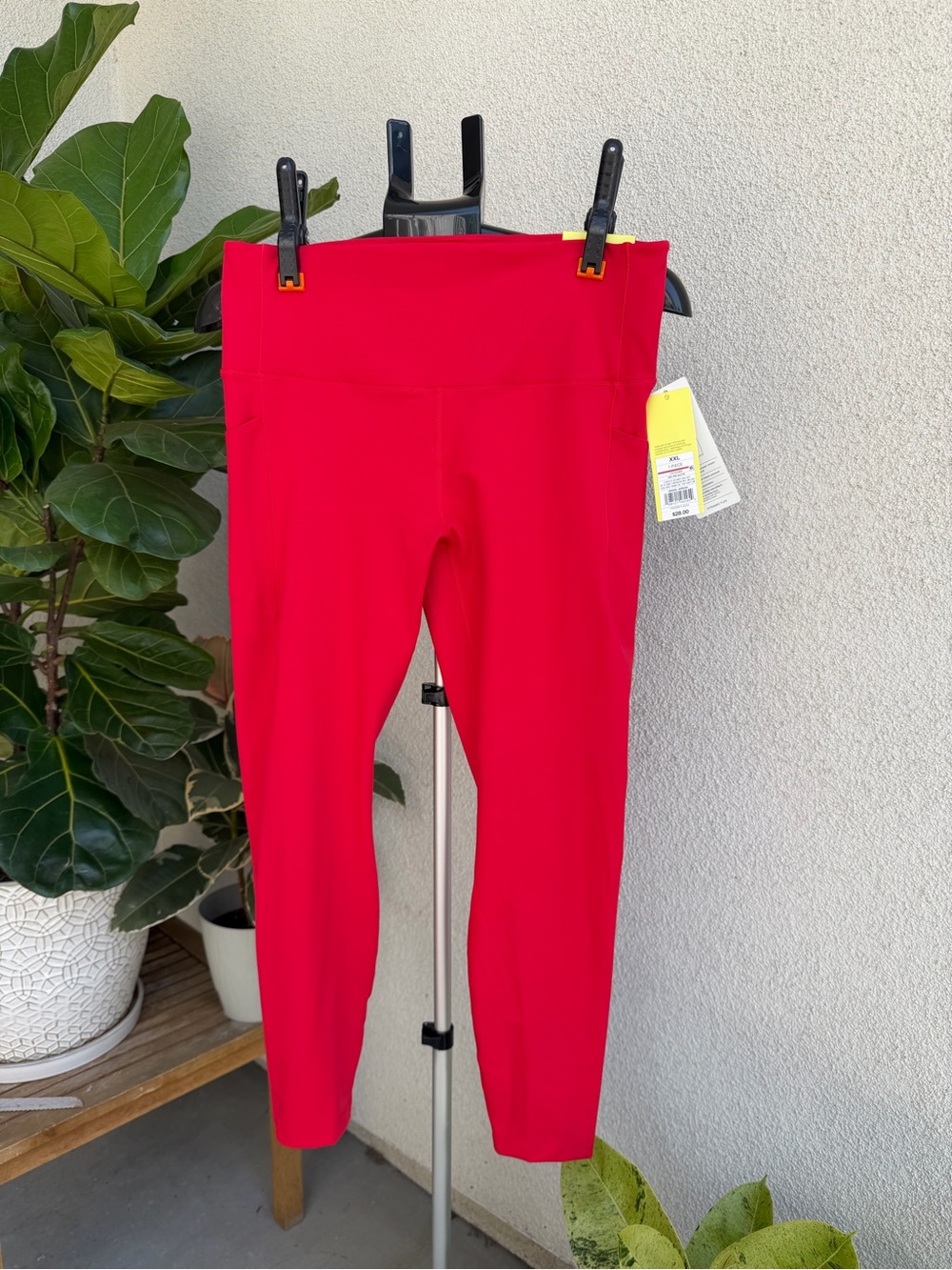 Women's Super Flex High-Rise 7/8 Pocketed Leggings - All In Motion Red